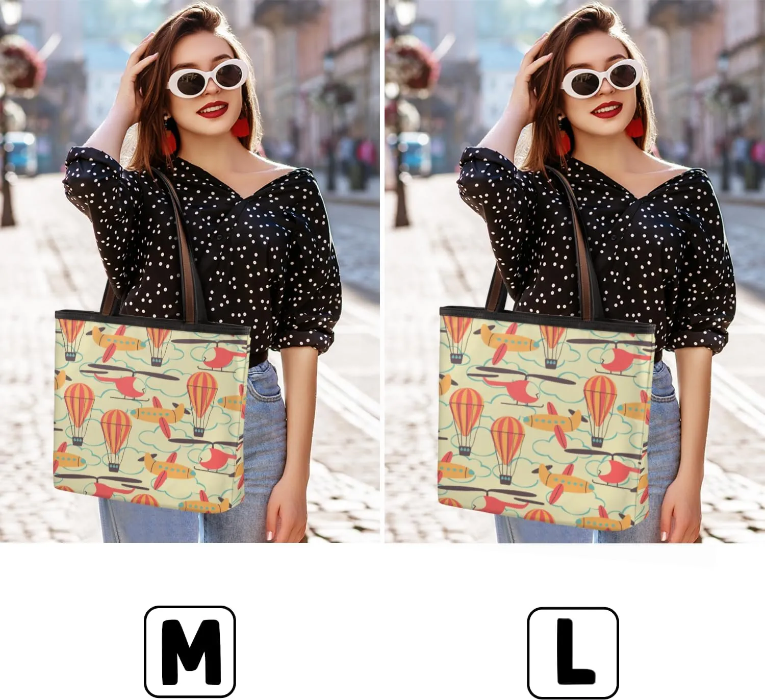 Tote Bag for Women with Zipper Large Capacity Top Handle Casual Shoulder Bag Handbag Reusable Shopping