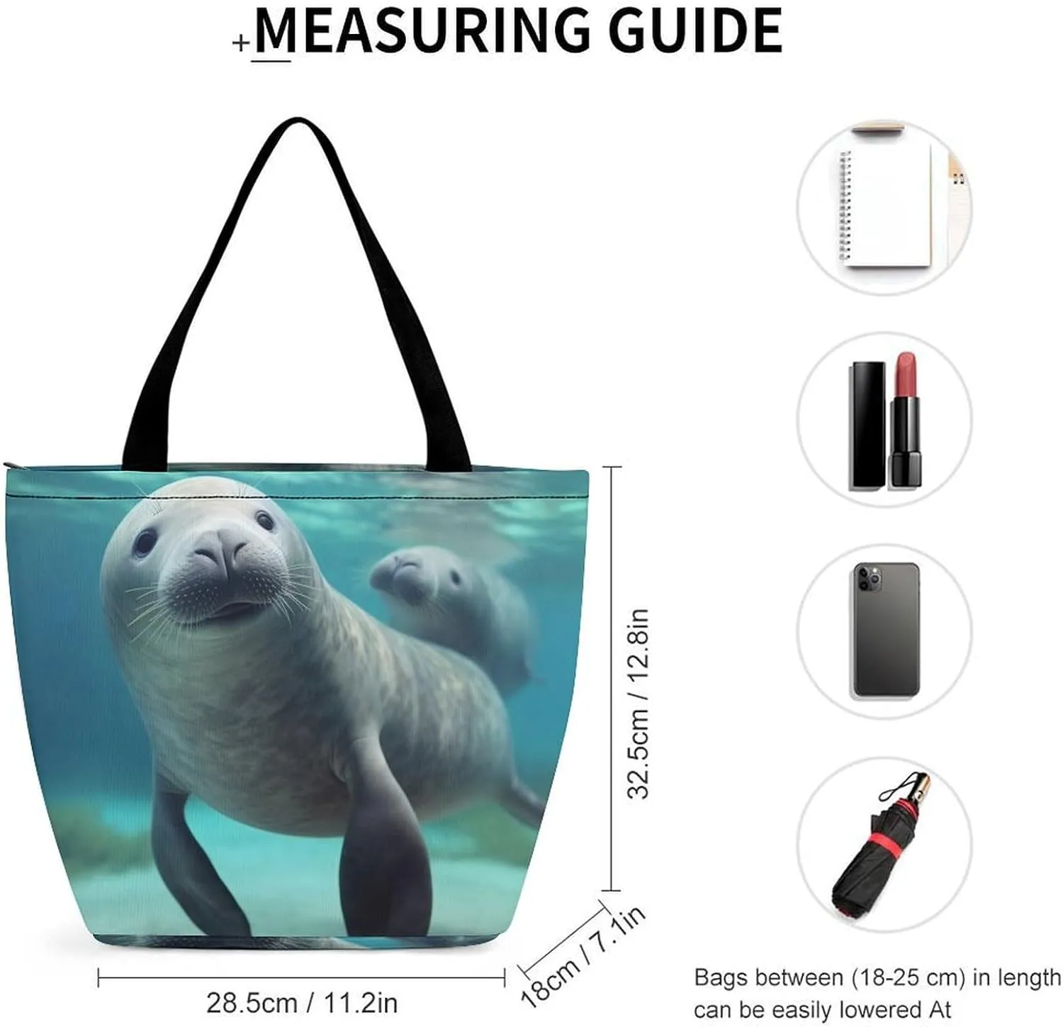 Tote Bag Reusable Grocery Bag Foldable Shopping Bag Extra Large Shoulder Bag Trick Or Treat Tote Bag for Work