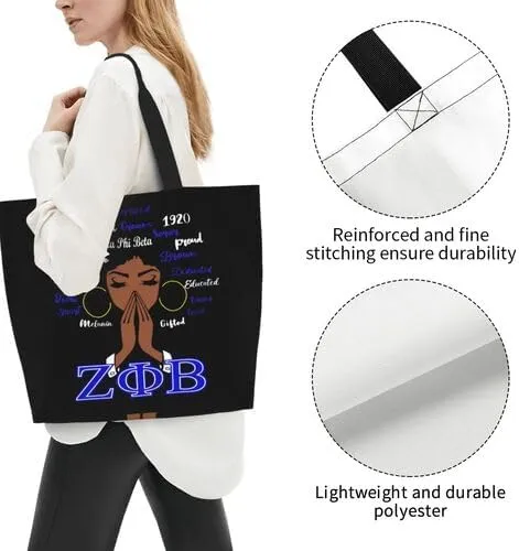 Tote Bag - Women's Large Casual Shoulder Handbag - Reusable Shopping Grocery Bag