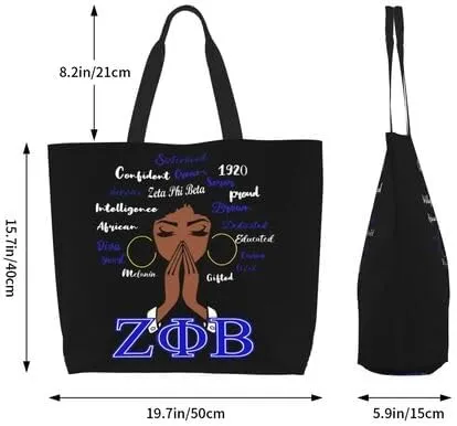 Tote Bag - Women's Large Casual Shoulder Handbag - Reusable Shopping Grocery Bag