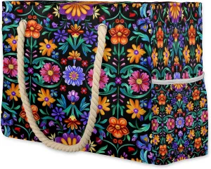 Tote Beach Bags for Women with Zipper Large Waterproof Sandproof Swim Pool Gym Travel Bag