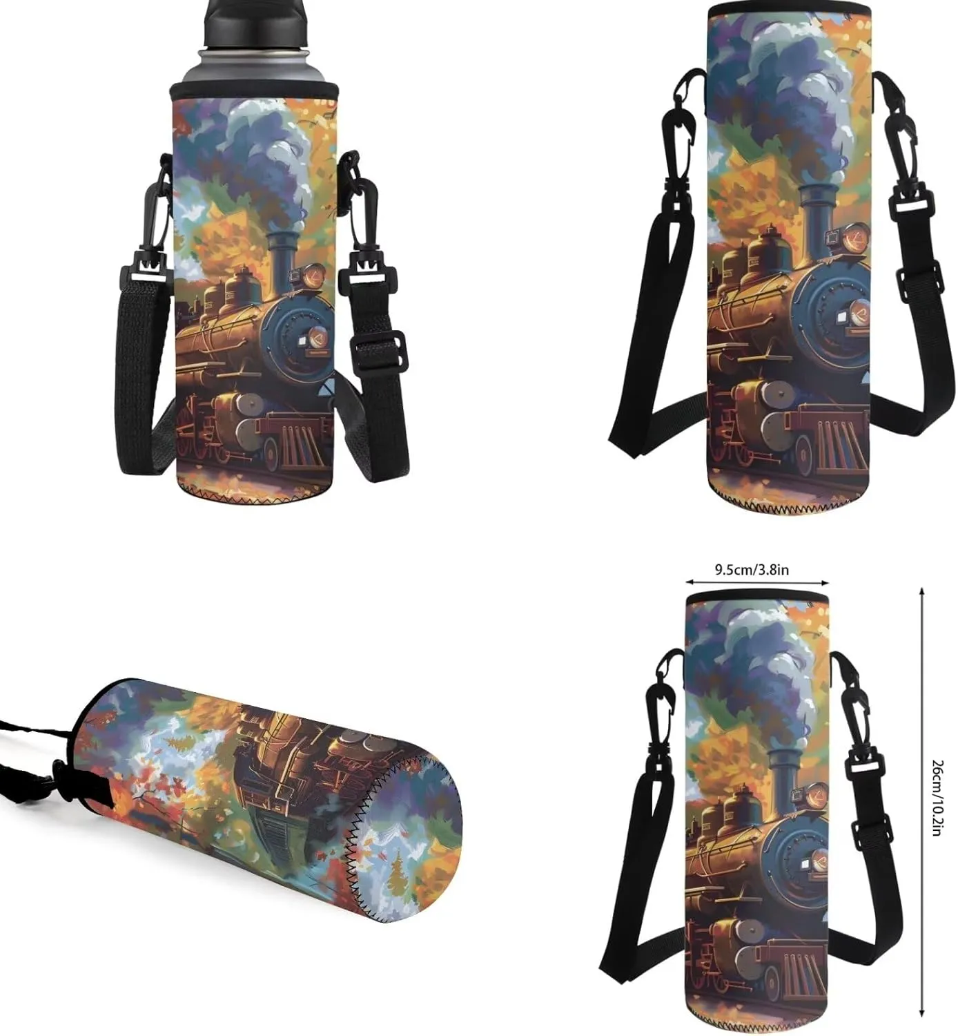 Train Kids Backpack for School Girls 4th Grade Preschool Elementary Middle School Bag Student Bookbag Cool School Supplies Set for Boys Teens with Lunch Bag Pencil Case Water Bottle Holder