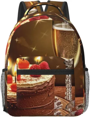 Travel Backpack for Women Carry on Backpack Toast to your birthday Lightweight Laptop Backpack for Men