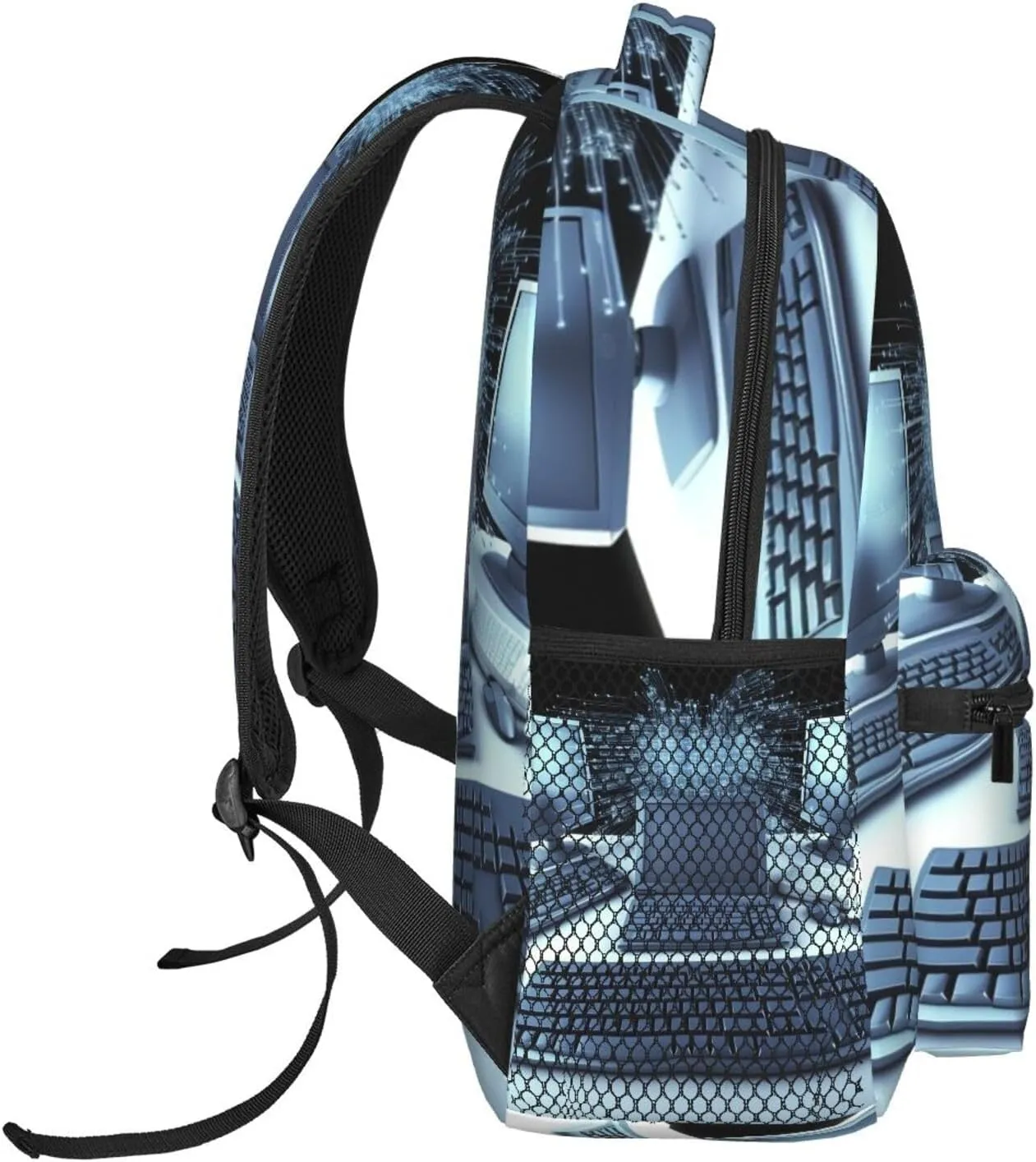 Travel Backpack for Women Men Casual Carry On Back Pack Cute Penguin 15.6inch Laptop Backpack