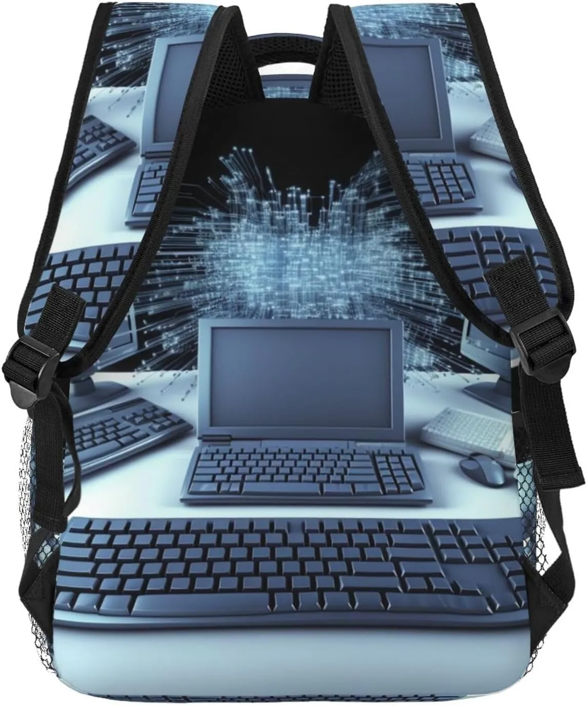 Travel Backpack for Women Men Casual Carry On Back Pack Cute Penguin 15.6inch Laptop Backpack