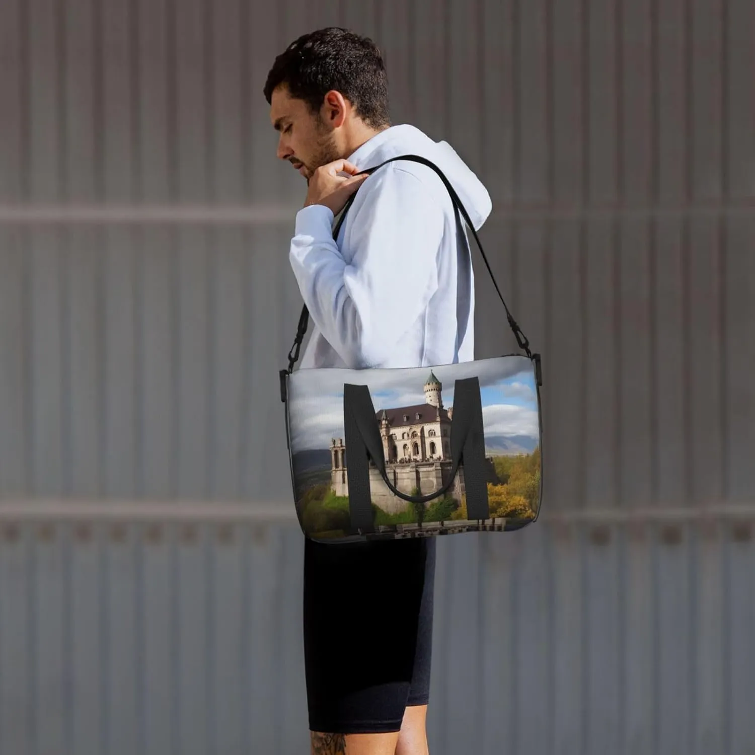 Travel Duffle Bag Weekender Bags for Men Women Adjustable Large Capacity Weekender Overnight Bag Carry On Tote Bags Waterproof Sport Gym Bag for Travel Yoga, Historical Monuments of Armenia, One Size