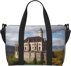 Travel Duffle Bag Weekender Bags for Men Women Adjustable Large Capacity Weekender Overnight Bag Carry On Tote Bags Waterproof Sport Gym Bag for Travel Yoga, Historical Monuments of Armenia, One Size