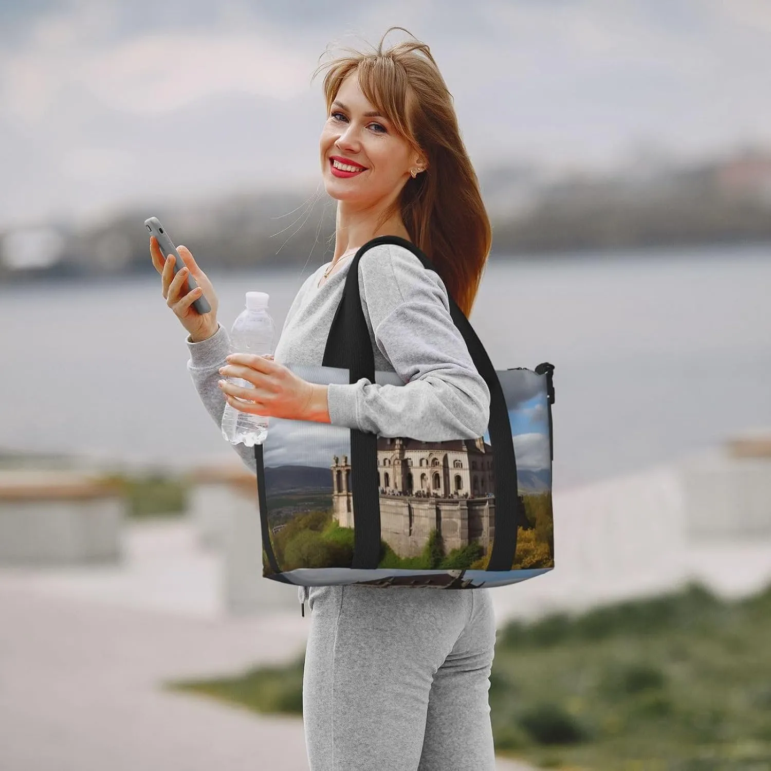 Travel Duffle Bag Weekender Bags for Men Women Adjustable Large Capacity Weekender Overnight Bag Carry On Tote Bags Waterproof Sport Gym Bag for Travel Yoga, Historical Monuments of Armenia, One Size