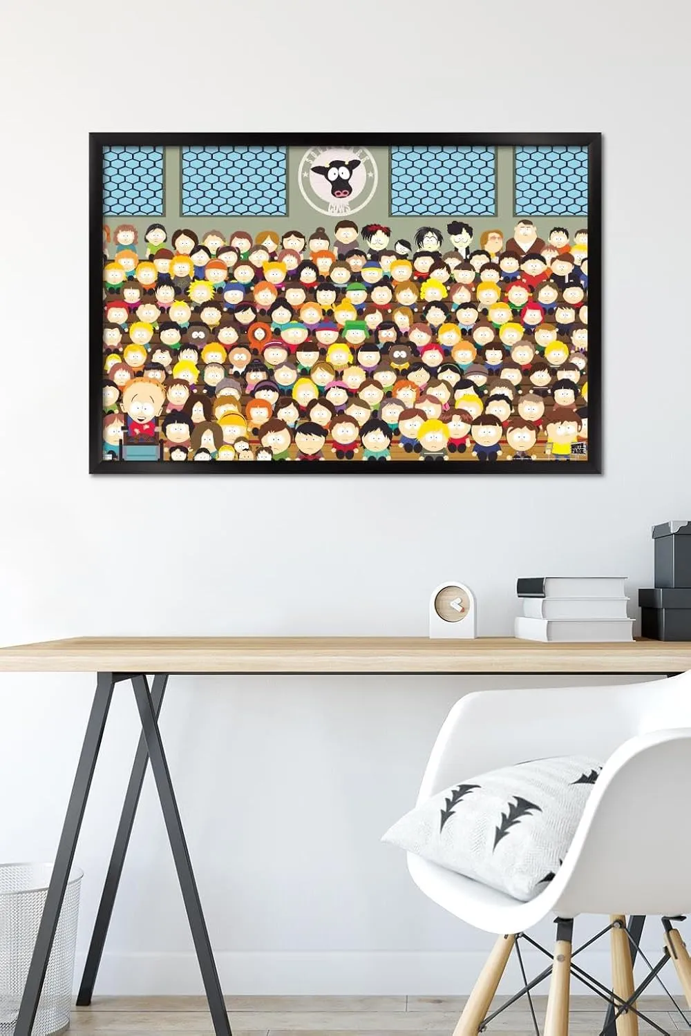 Trends International South Park - School Wall Poster, 34L x 22.4W, Black Framed Version