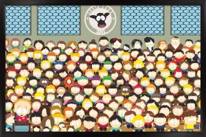 Trends International South Park - School Wall Poster, 34L x 22.4W, Black Framed Version