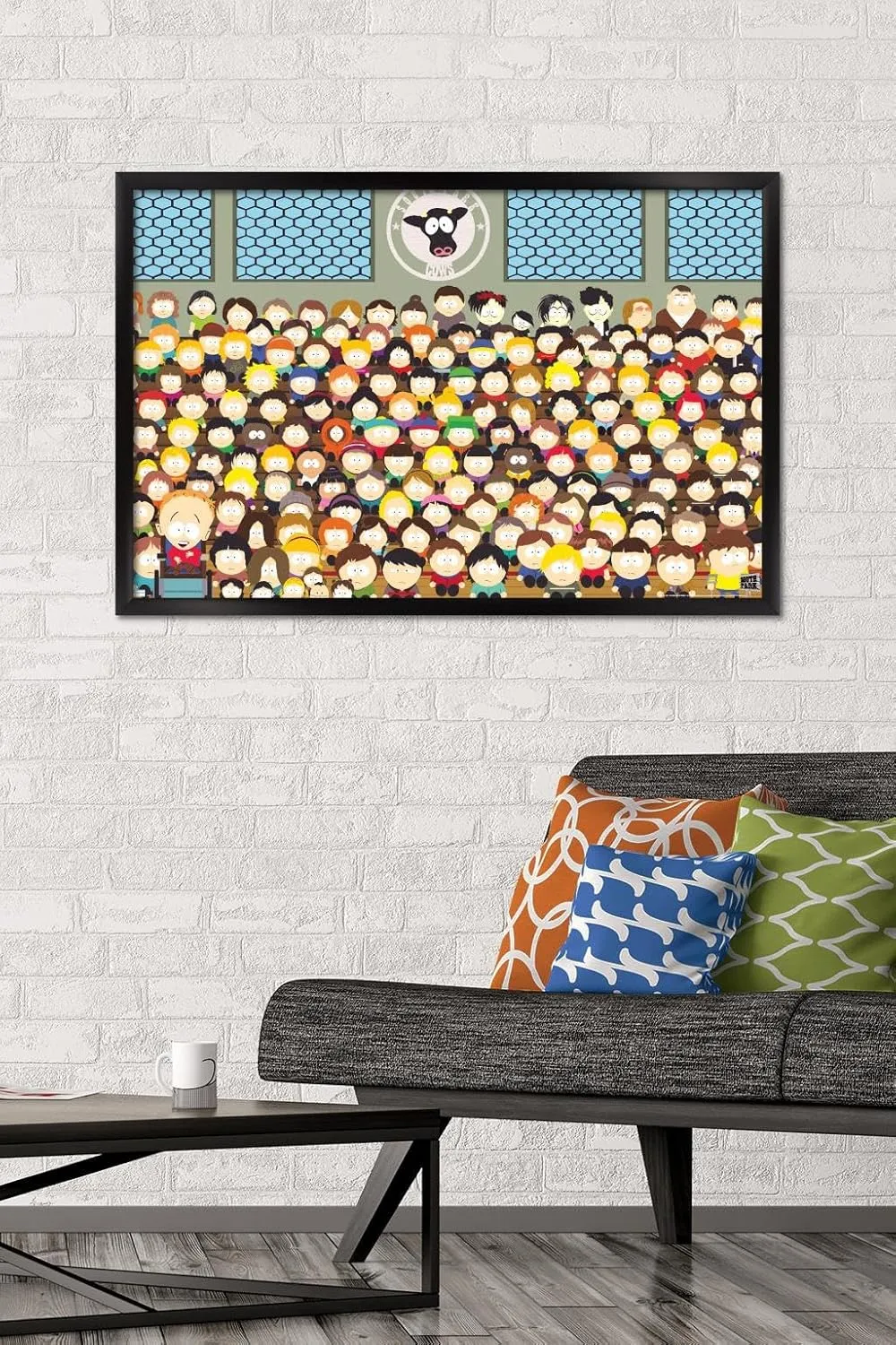Trends International South Park - School Wall Poster, 34L x 22.4W, Black Framed Version