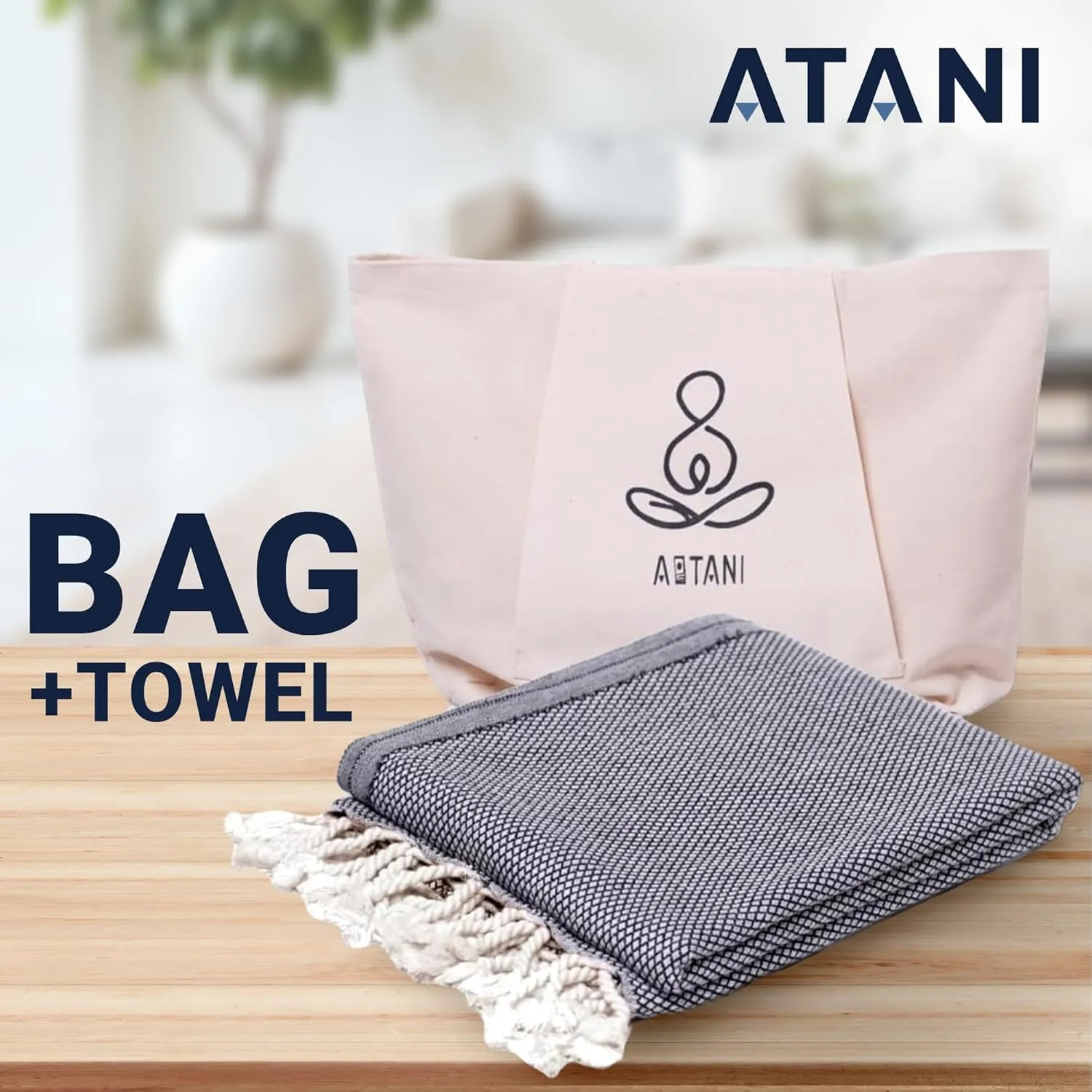 Turkish Beach Towel (69x35 Inches), Oversized 100% Cotton Bath Towels Lightweight Quick-Dry Beach Blanket for Travel, Picnic, Camping, Yoga and Pool(Black)