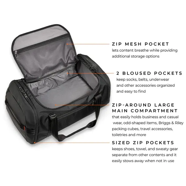 Unbeatable variety Large Briggs Duffle Hurry, act fast & Travel Riley ZDX