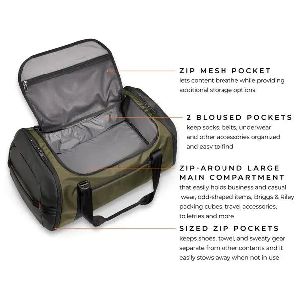 Unbeatable variety Large Briggs Duffle Hurry, act fast & Travel Riley ZDX