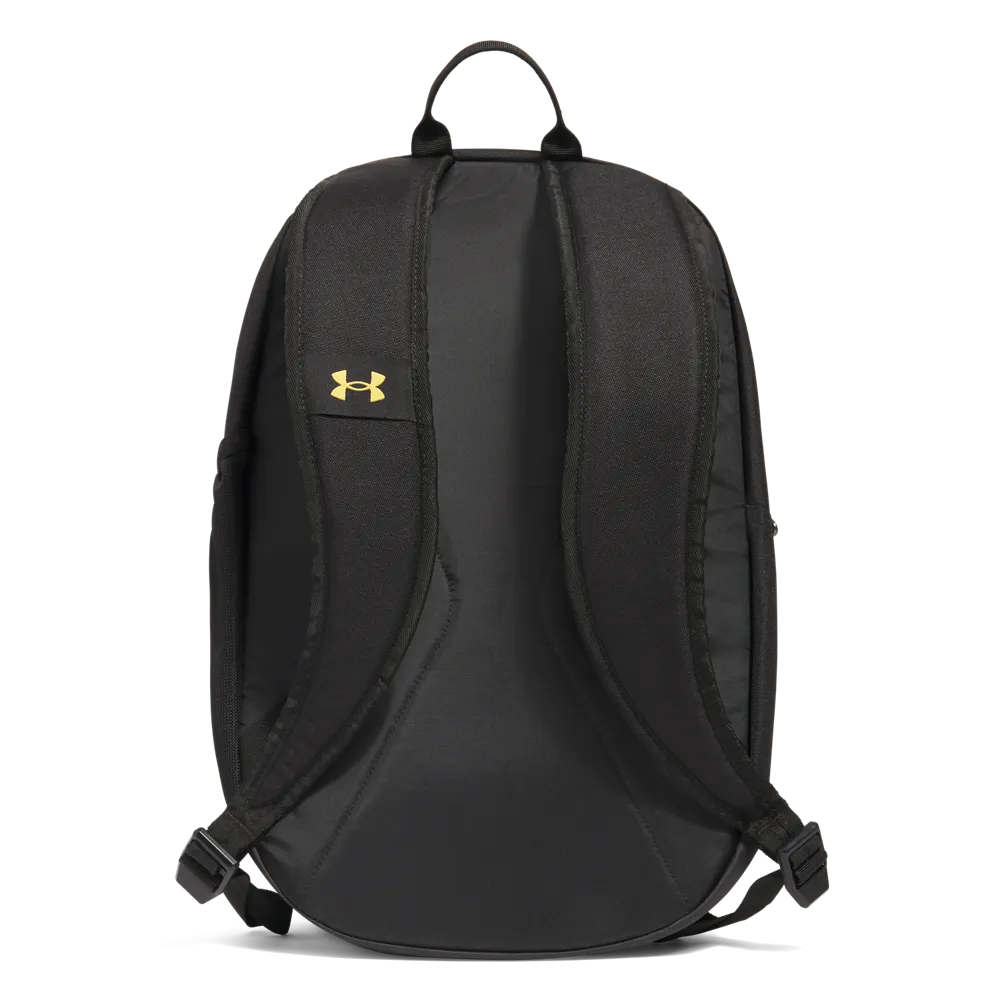 Under Armour Unisex Hustle Lite Backpack - Black/Noble Gold