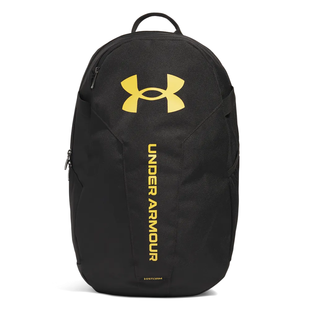 Under Armour Unisex Hustle Lite Backpack - Black/Noble Gold