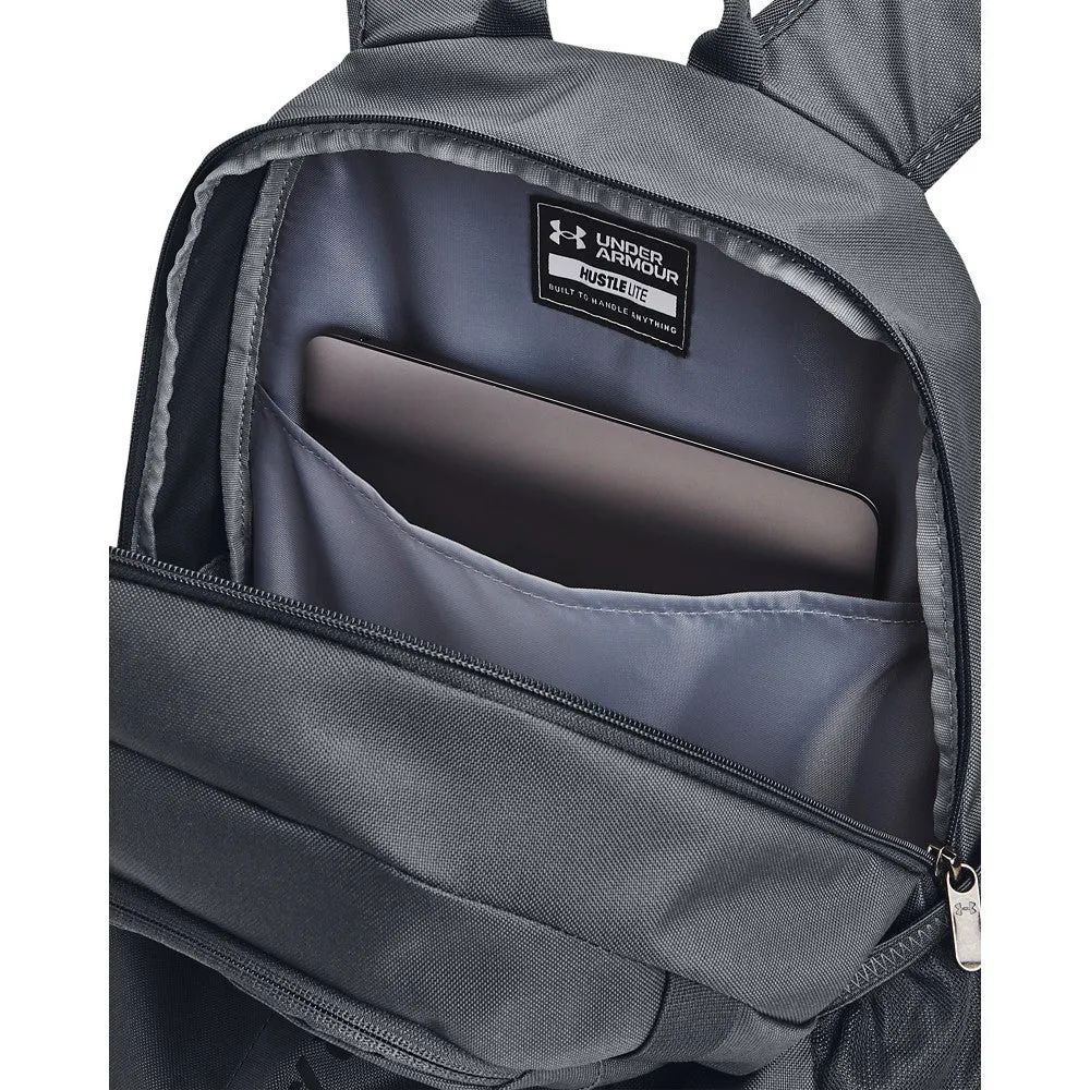Under Armour Unisex Hustle Lite Backpack - Pitch Grey/Black