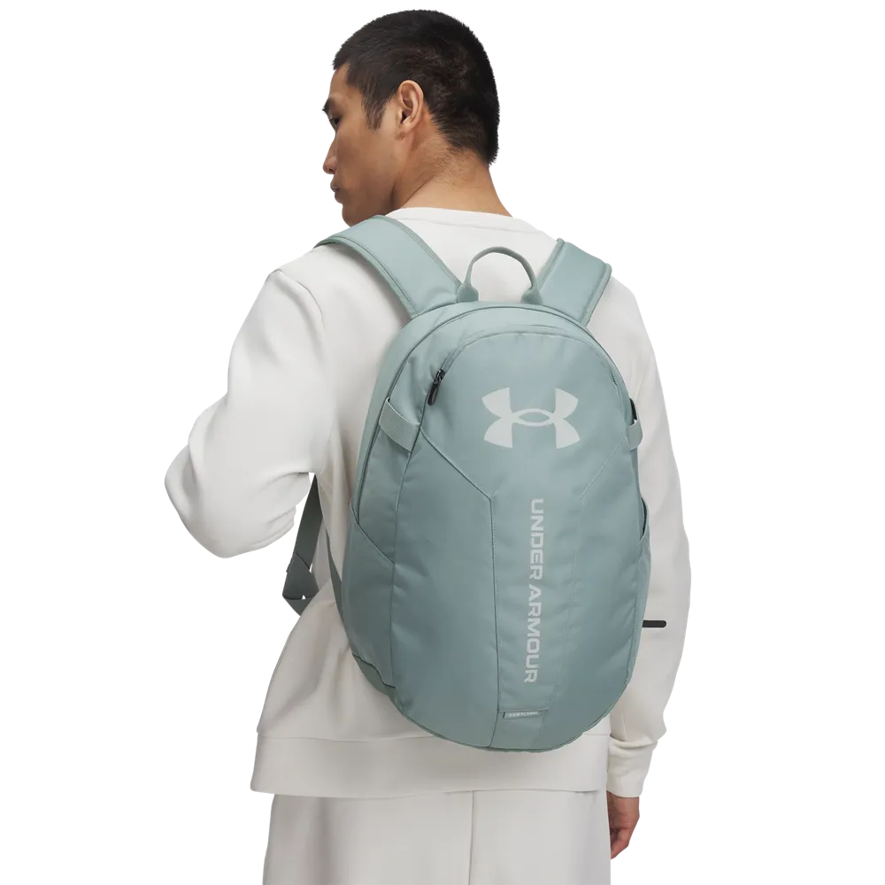 Under Armour Unisex Hustle Lite Backpack - Silica Green/Hydro Green