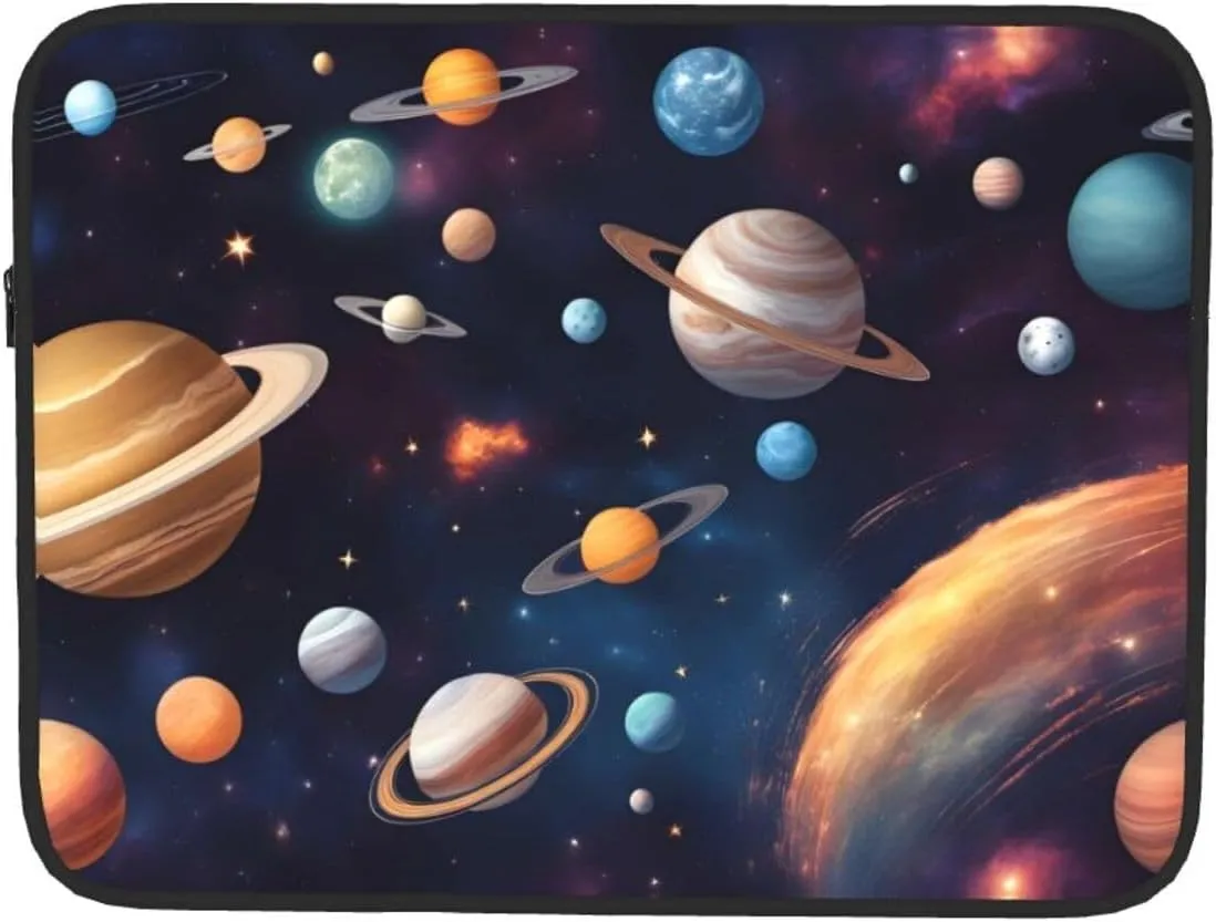 Universe Galaxy Outer Space Pattern Shockproof Portable Laptop 15 inch Sleeve Bag for Men and Women - Ideal for Business Travel, School, and Daily Use
