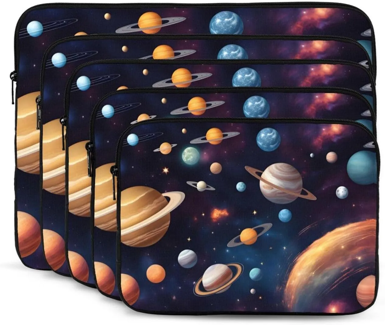 Universe Galaxy Outer Space Pattern Shockproof Portable Laptop 15 inch Sleeve Bag for Men and Women - Ideal for Business Travel, School, and Daily Use