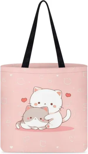 Upetstory Canvas Tote Bag Reusable Grocery Shopping Cloth Bags