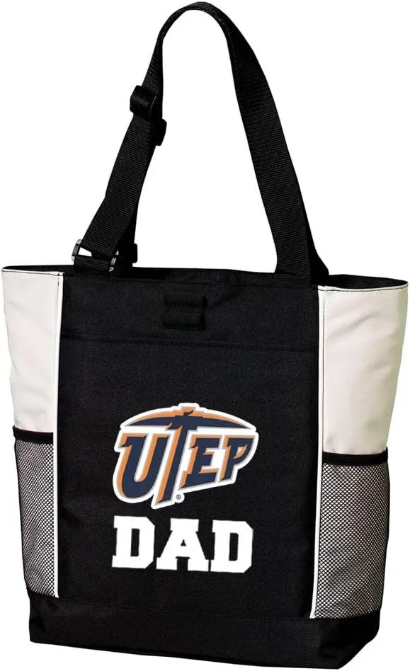 UTEP Miners Dad Tote Bags UTEP Dad Totes Beach Pool Or Travel