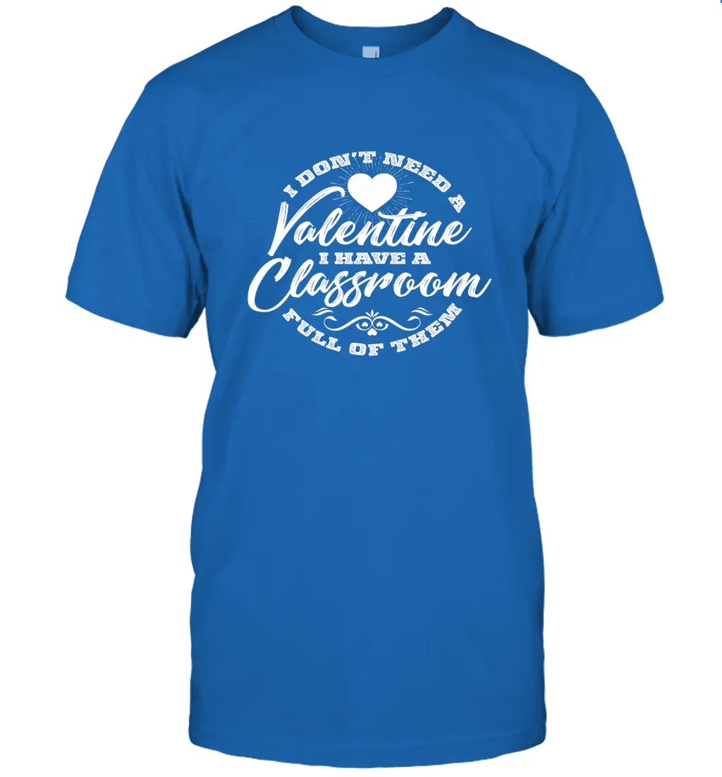 Valentine's Day Teacher School classroom Art Heart Lover Men's T-Shirt