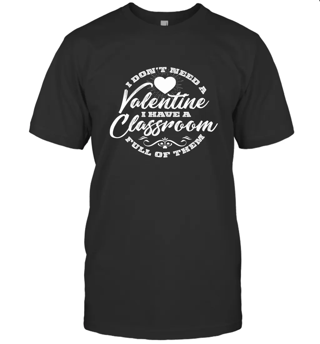 Valentine's Day Teacher School classroom Art Heart Lover Men's T-Shirt