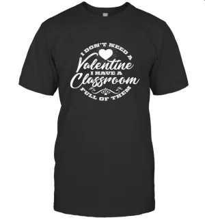 Valentine's Day Teacher School classroom Art Heart Lover Men's T-Shirt