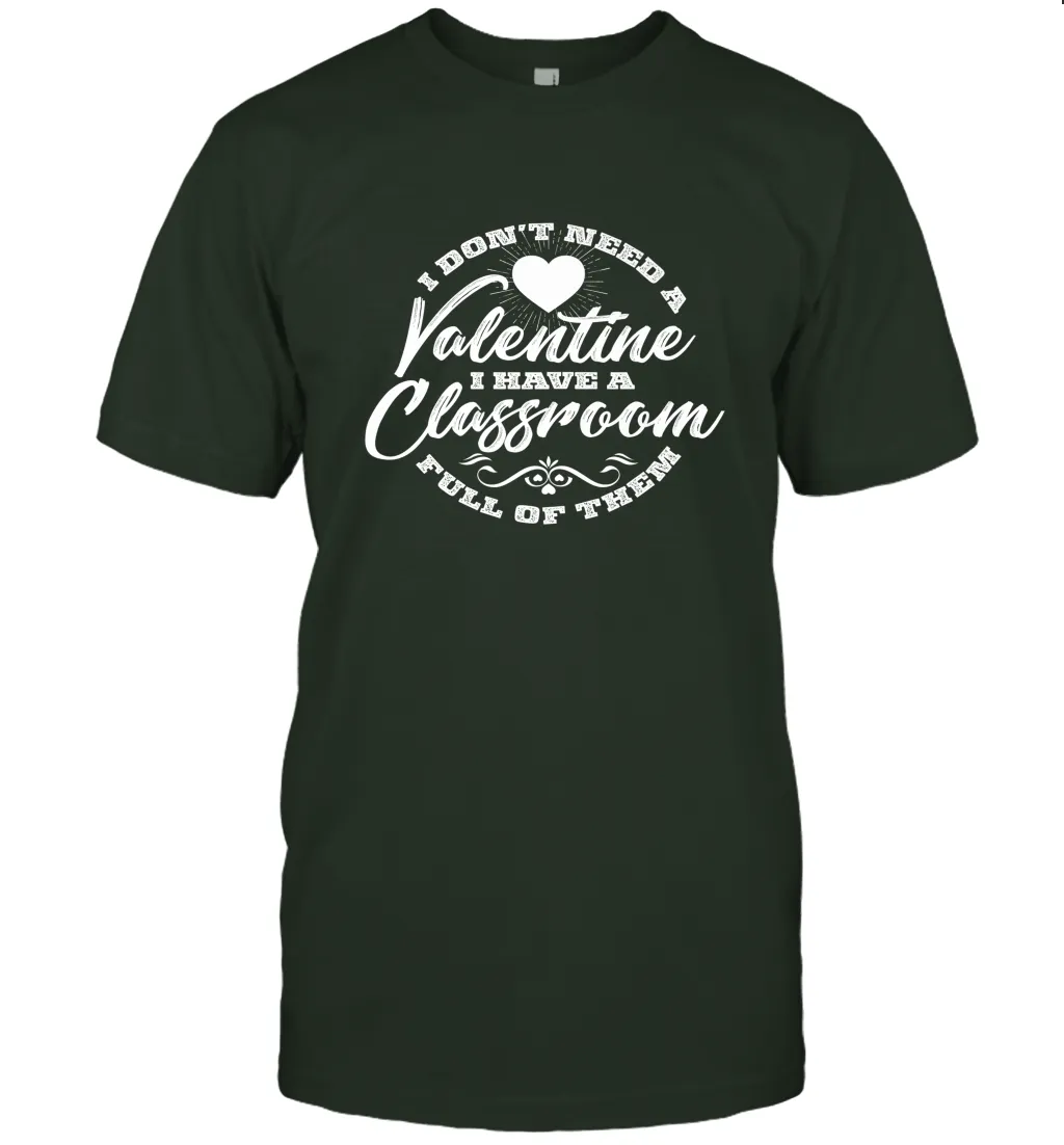 Valentine's Day Teacher School classroom Art Heart Lover Men's T-Shirt