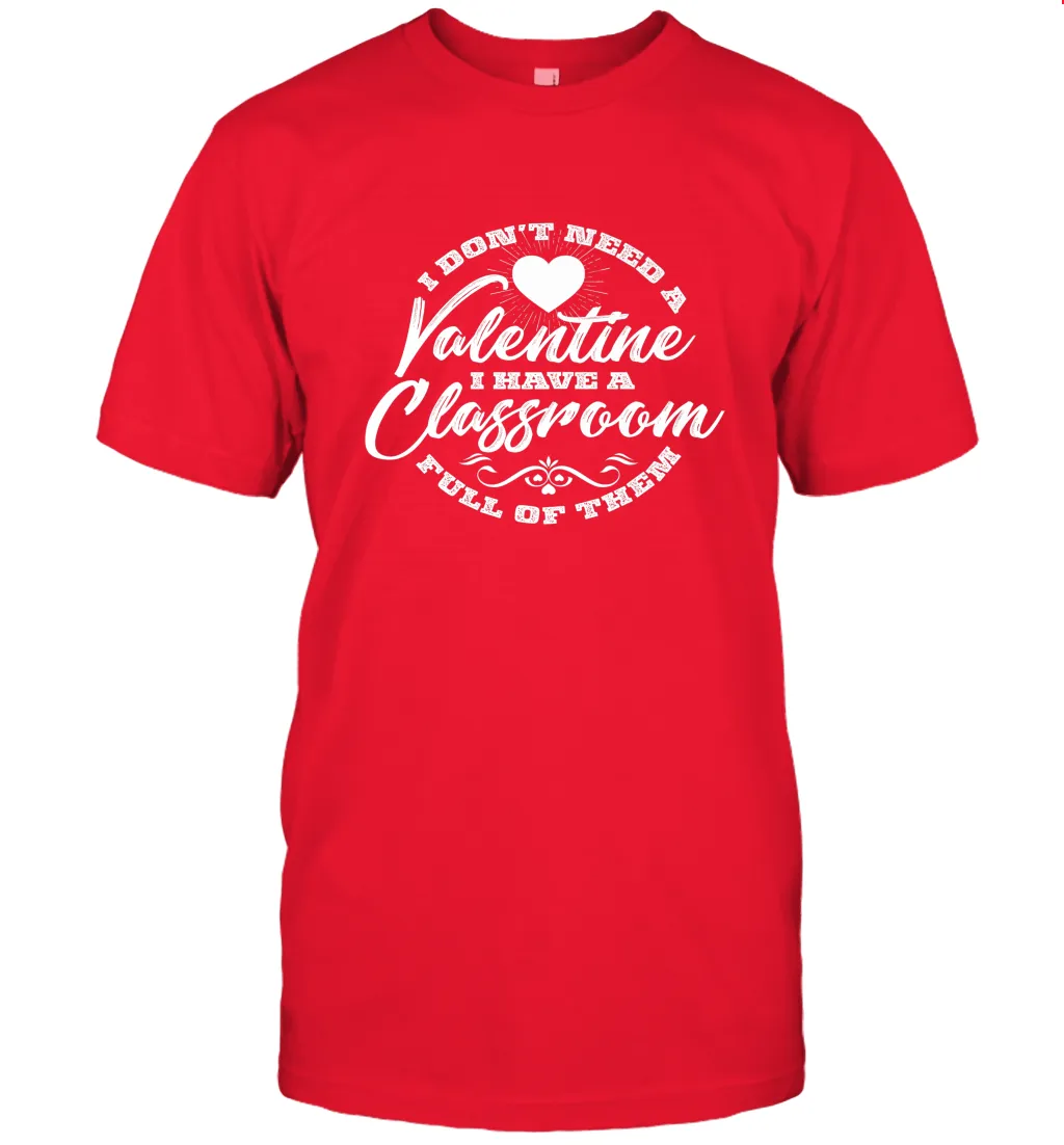 Valentine's Day Teacher School classroom Art Heart Lover Men's T-Shirt