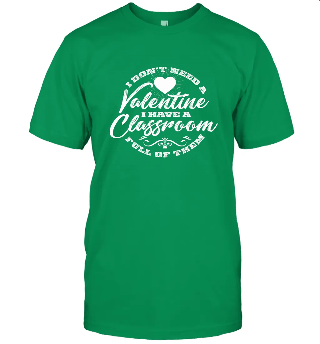 Valentine's Day Teacher School classroom Art Heart Lover Men's T-Shirt