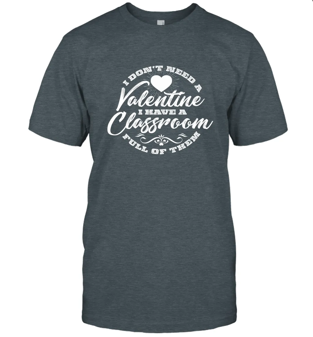 Valentine's Day Teacher School classroom Art Heart Lover Men's T-Shirt
