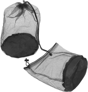VANZACK 2Pcs Mesh Sports Ball Bags Drawstring Storage Sack for Efficient Organization of Soccer Basketball Volleyball Swimming Gear Lightweight Protective Design for Easy Carrying