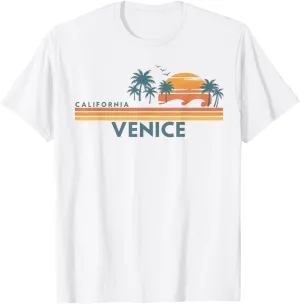 Venice Beach California Summer Vacation Vintage 70's T-Shirt