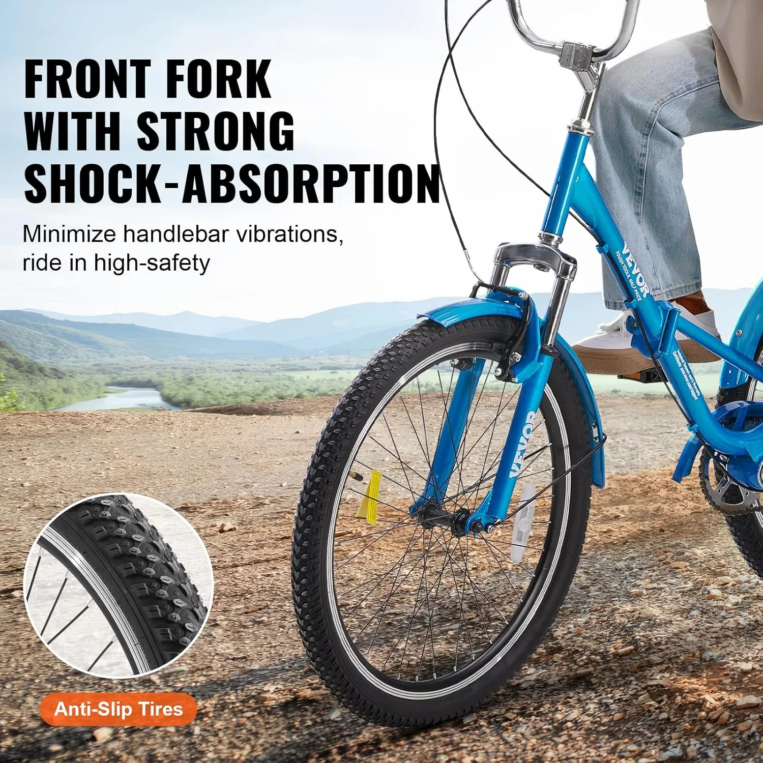 VEVOR Folding Adult Tricycle, Adult Folding Trikes, Carbon Steel 3 Wheel Tricycle with Large Basket & Adjustable Seat, Shopping Picnic Foldable Tricycles for Women, Men, Seniors