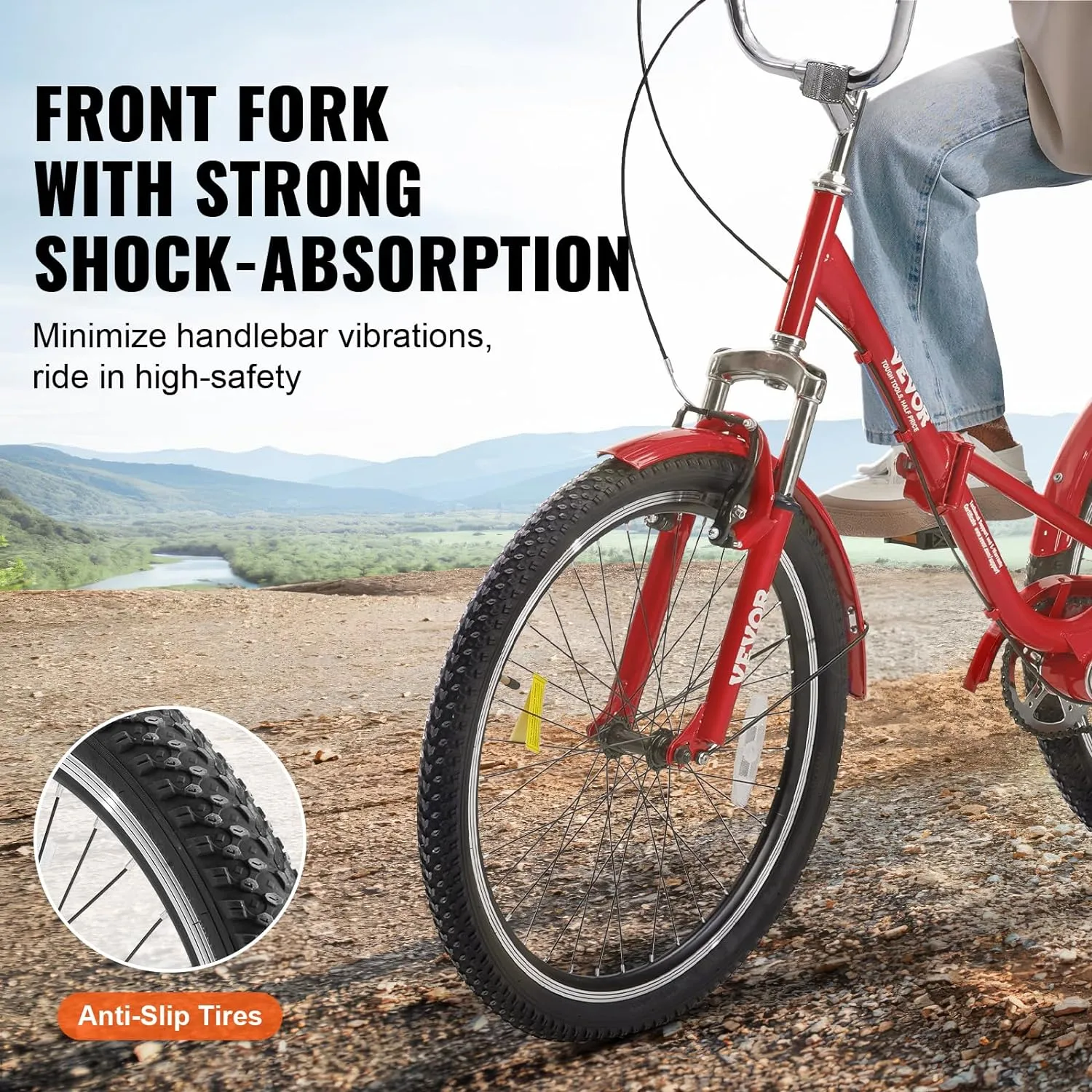 VEVOR Folding Adult Tricycle, Adult Folding Trikes, Carbon Steel 3 Wheel Tricycle with Large Basket & Adjustable Seat, Shopping Picnic Foldable Tricycles for Women, Men, Seniors