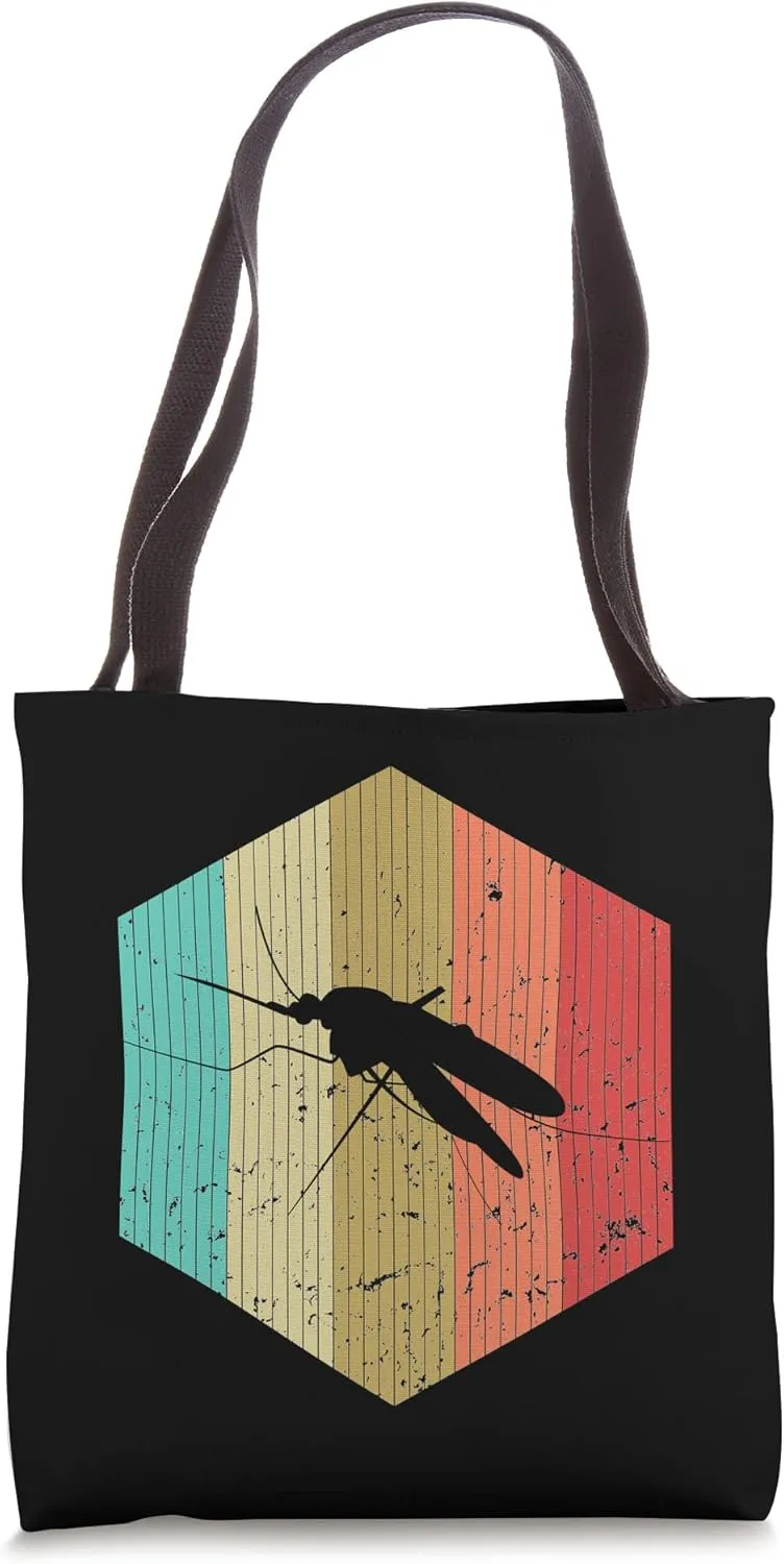 Vintage Mosquito Retro Mosquito Lover Summer Birthday Party Tote Bag