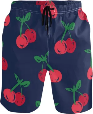 visesunny Men's Colorful Flower Print Beach Shorts Hot Summer Swim Trunks Sports Running Bathing Suits with Mesh Lining