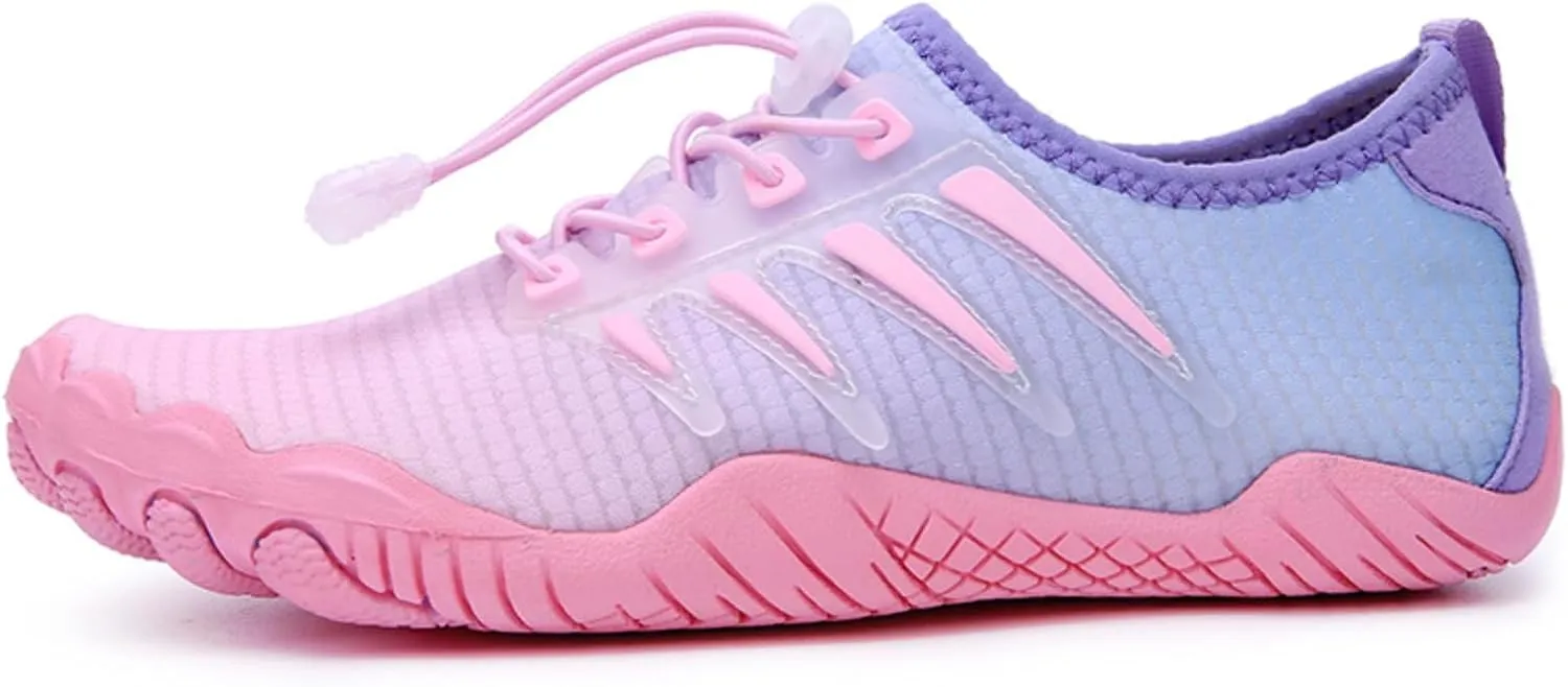 Water Shoes for Men Women, Quick-Dry Barefoot Aquashoes for Beach Swim, Water Sports Like Surf Kayak Yoga, Water Park
