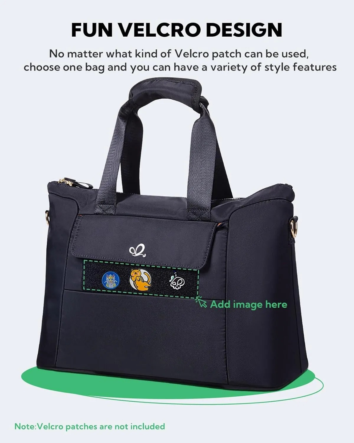 WATERFLY Women's Gym Tote Bag: Lightweight Waterproof Duffel Bag with Compartment Pockets for Woman Carry-on Weekender Overnight Airplane Sports Travel Gym Exercise Duffle Bags