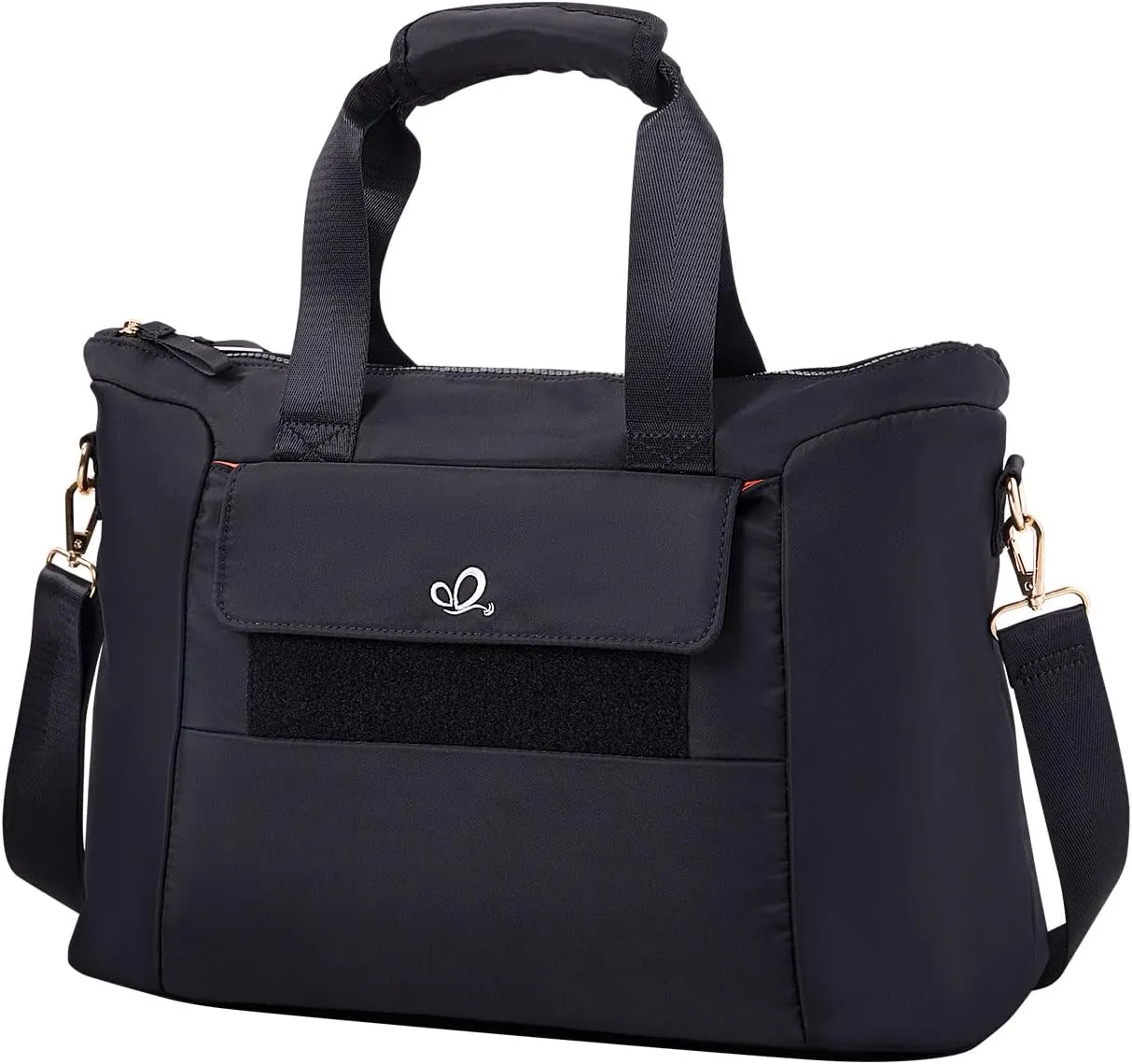 WATERFLY Women's Gym Tote Bag: Lightweight Waterproof Duffel Bag with Compartment Pockets for Woman Carry-on Weekender Overnight Airplane Sports Travel Gym Exercise Duffle Bags