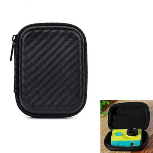 Waterproof Shockproof Storage Bag for GoPro 3 / 3  / 4 / Xiaomi Yi Sports Camera Black
