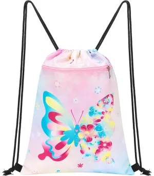WAWSAM Drawstring Backpack - Drawstring Bags for Kids Swim Bag for Beach