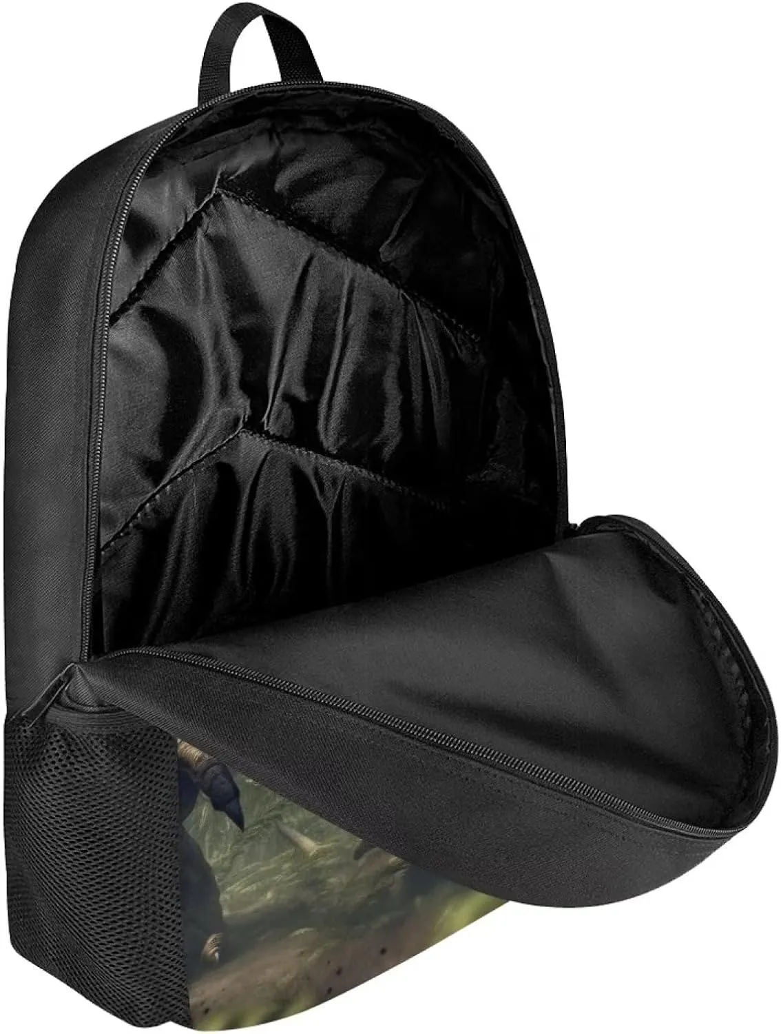 WELLFLYHOM Boys Dino Backpack for Elementary School Bookbag 4-6 8-10 14-16 Kids Child School Bag Middle High School Back Packs Heavy Duty Knapsack Travel Bags Back to School Supplies