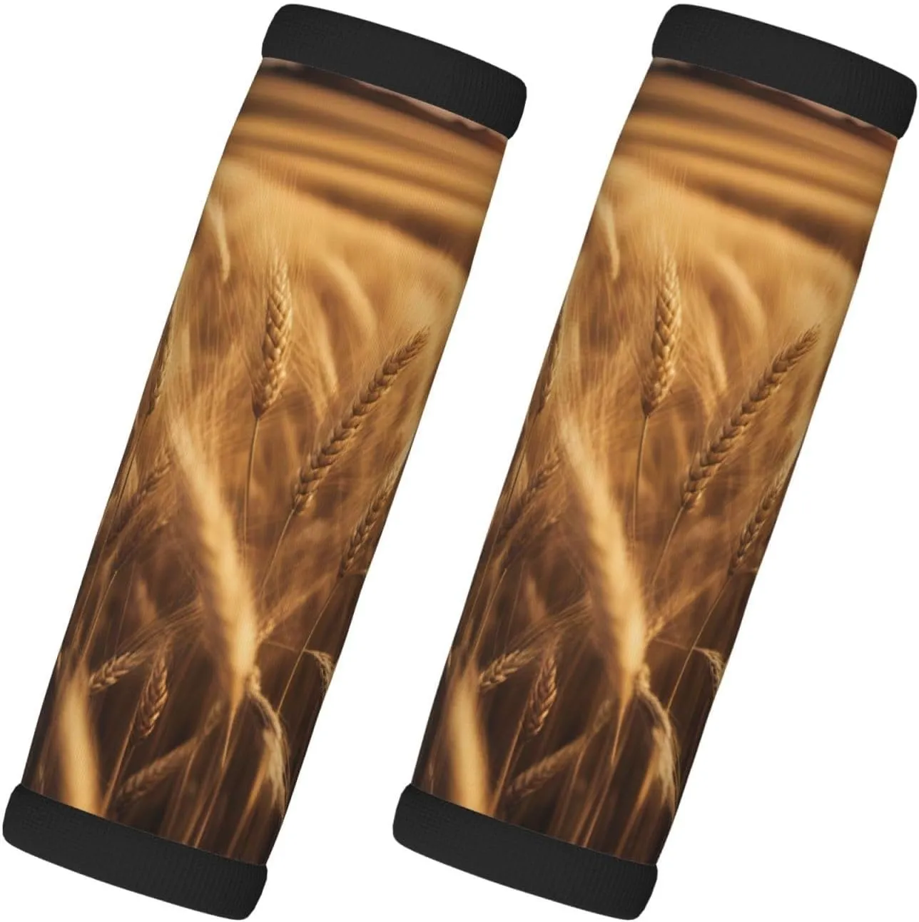 Wheat Field Luggage Handle Wraps Soft Neoprene Grip Handle Cover Detachable Luggage Identifier for Luggage