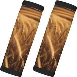 Wheat Field Luggage Handle Wraps Soft Neoprene Grip Handle Cover Detachable Luggage Identifier for Luggage