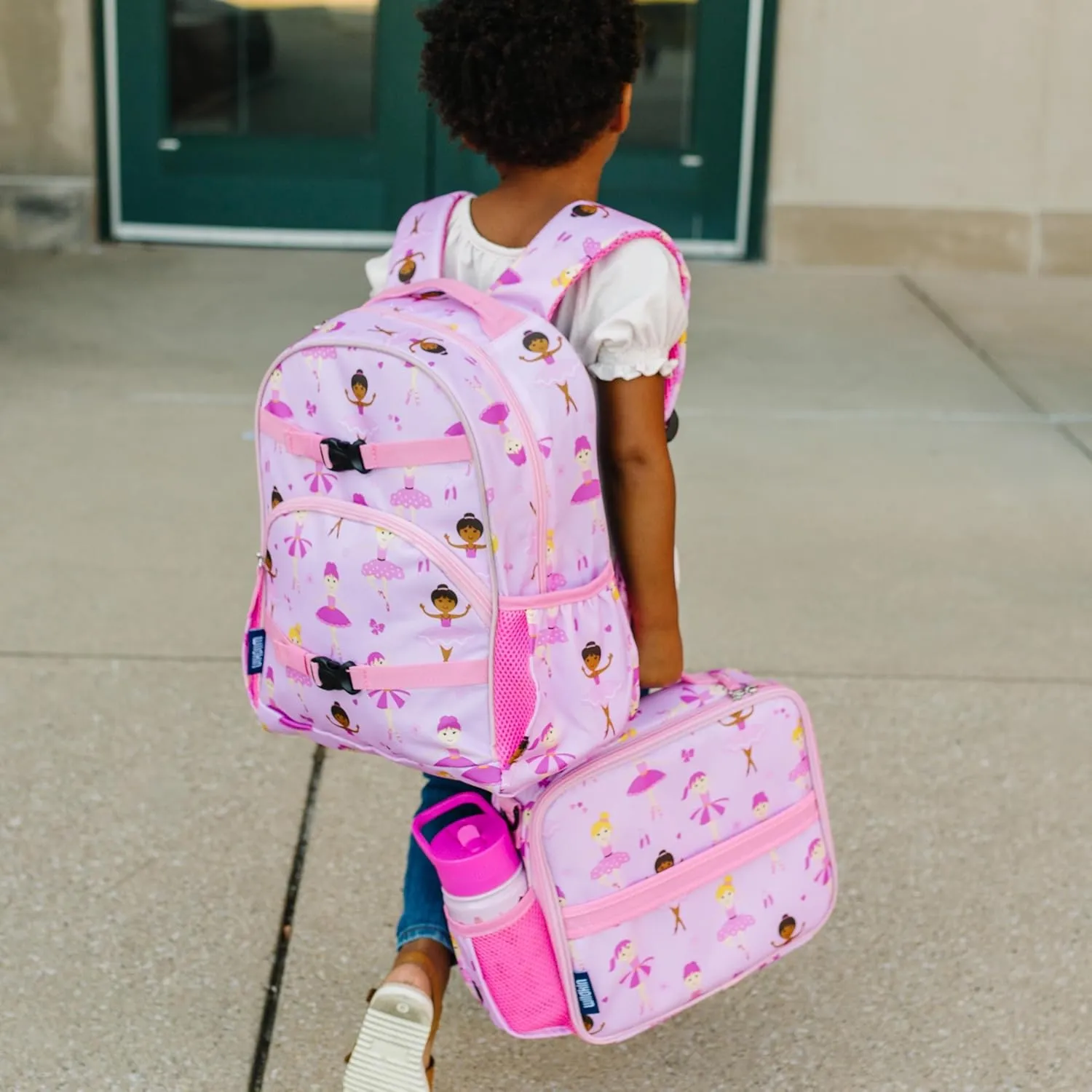 Wildkin ECO rPET 15-inch Kids Backpack – Sustainable, Padded, Adjustable – Ballerina