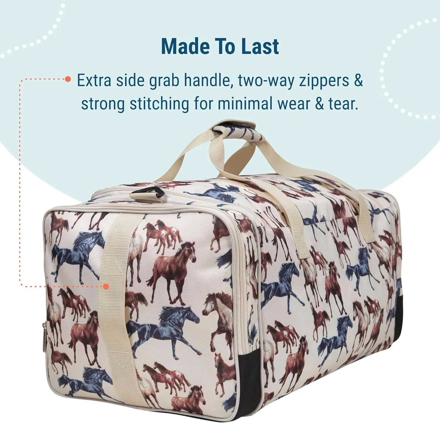 Wildkin Kids Weekender Duffel Bag – Carry-On Size for School, Travel, & Sleepovers