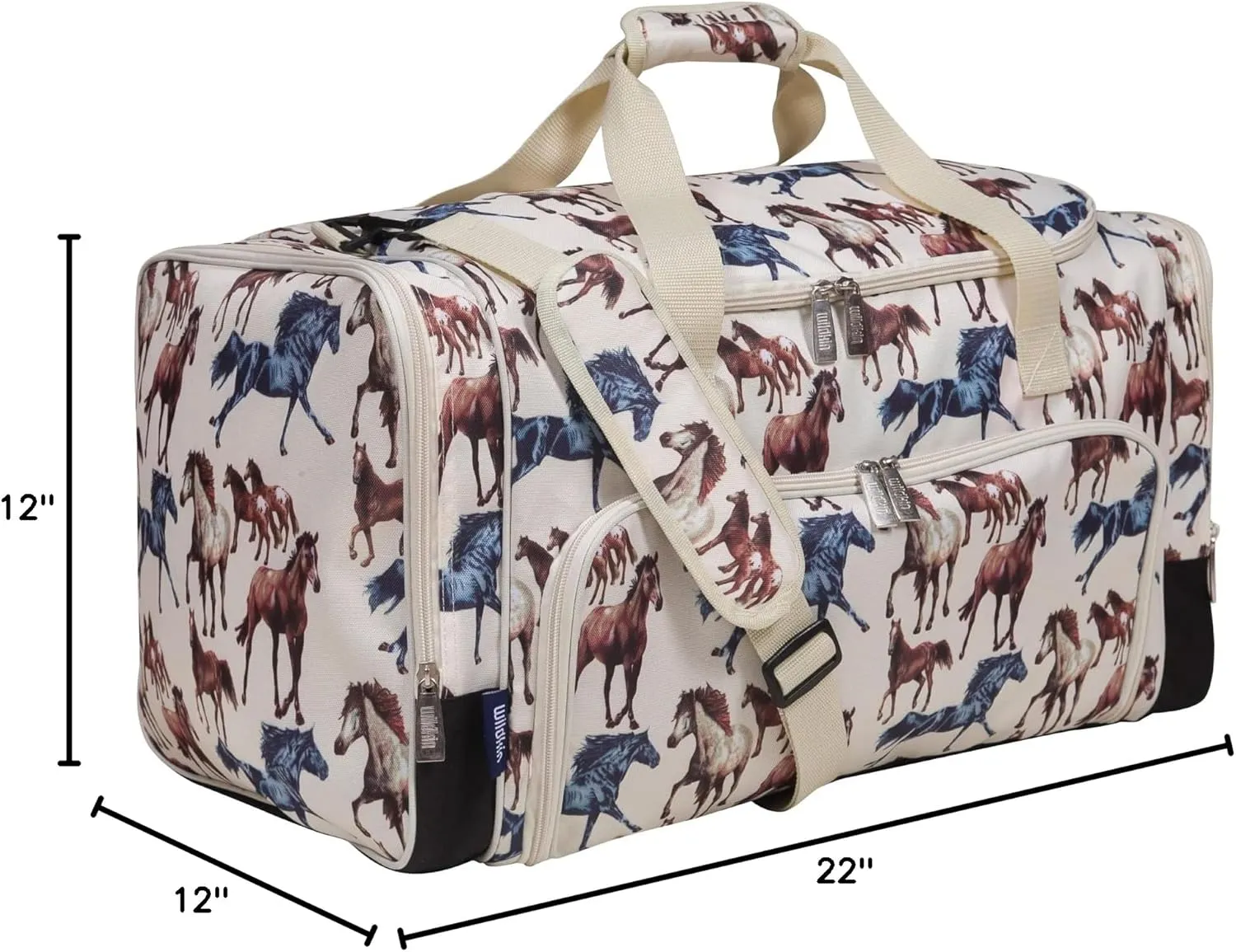 Wildkin Kids Weekender Duffel Bag – Carry-On Size for School, Travel, & Sleepovers